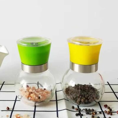 Colorful Glass Salt & Pepper Shakers